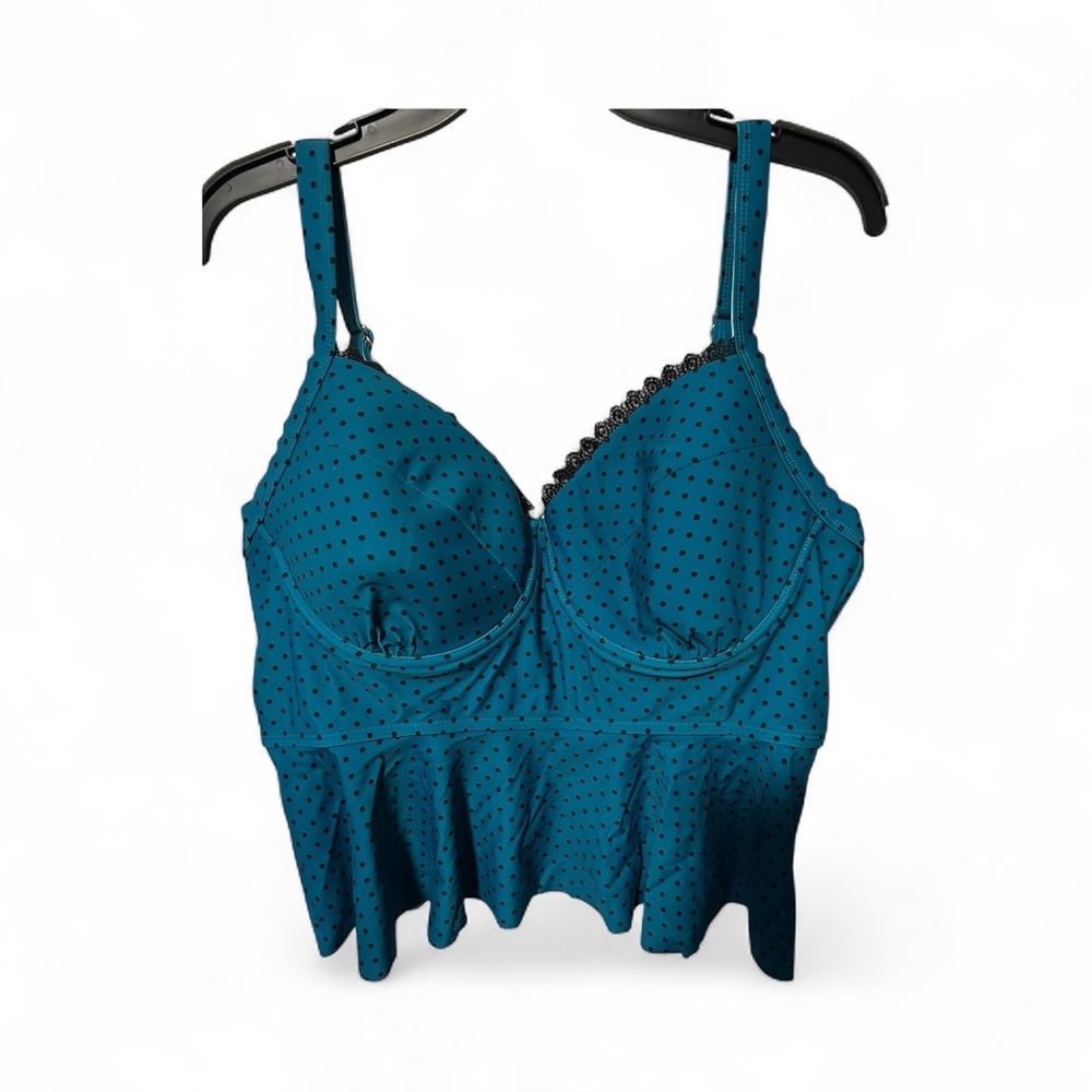 Teal Polka Dot Women's Bralette